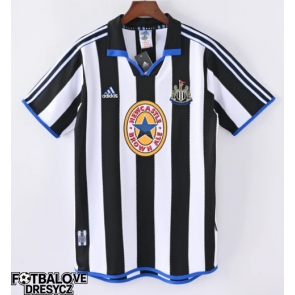 Newcastle United 1999-2000 Retro Domácí Dres Krátký Rukáv
